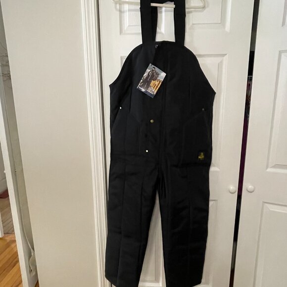 Refrigiwear Insulated Softshell Bib Overalls Men’s - Size Large - Picture 8 of 10